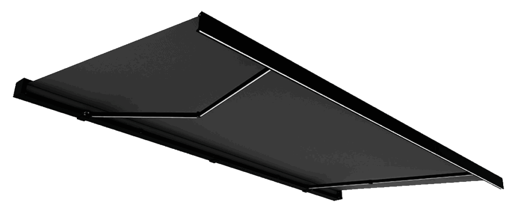 black retractable awnings powershades utah transp